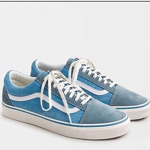 Vans Blue and White Women's Sneakers
